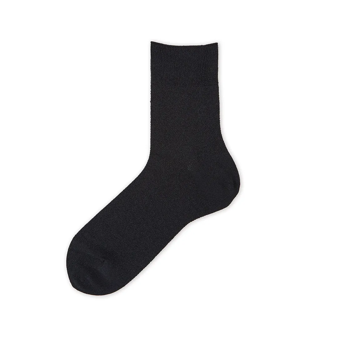062130939 Washi Plain Crepe Short Socks M