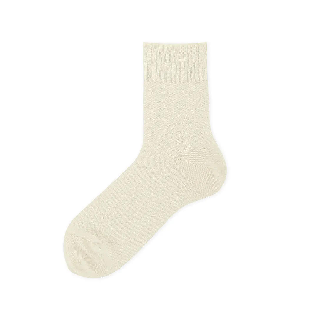 062130939 Washi Plain Crepe Short Socks M