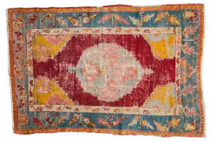 2.5x4 Antique Anatolian Rug