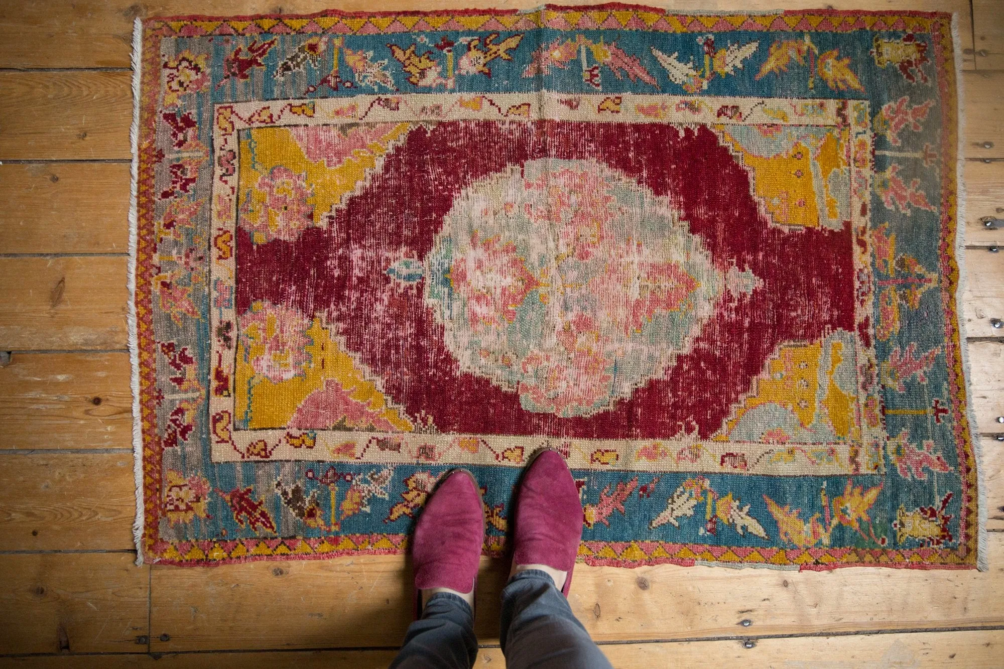 2.5x4 Antique Anatolian Rug
