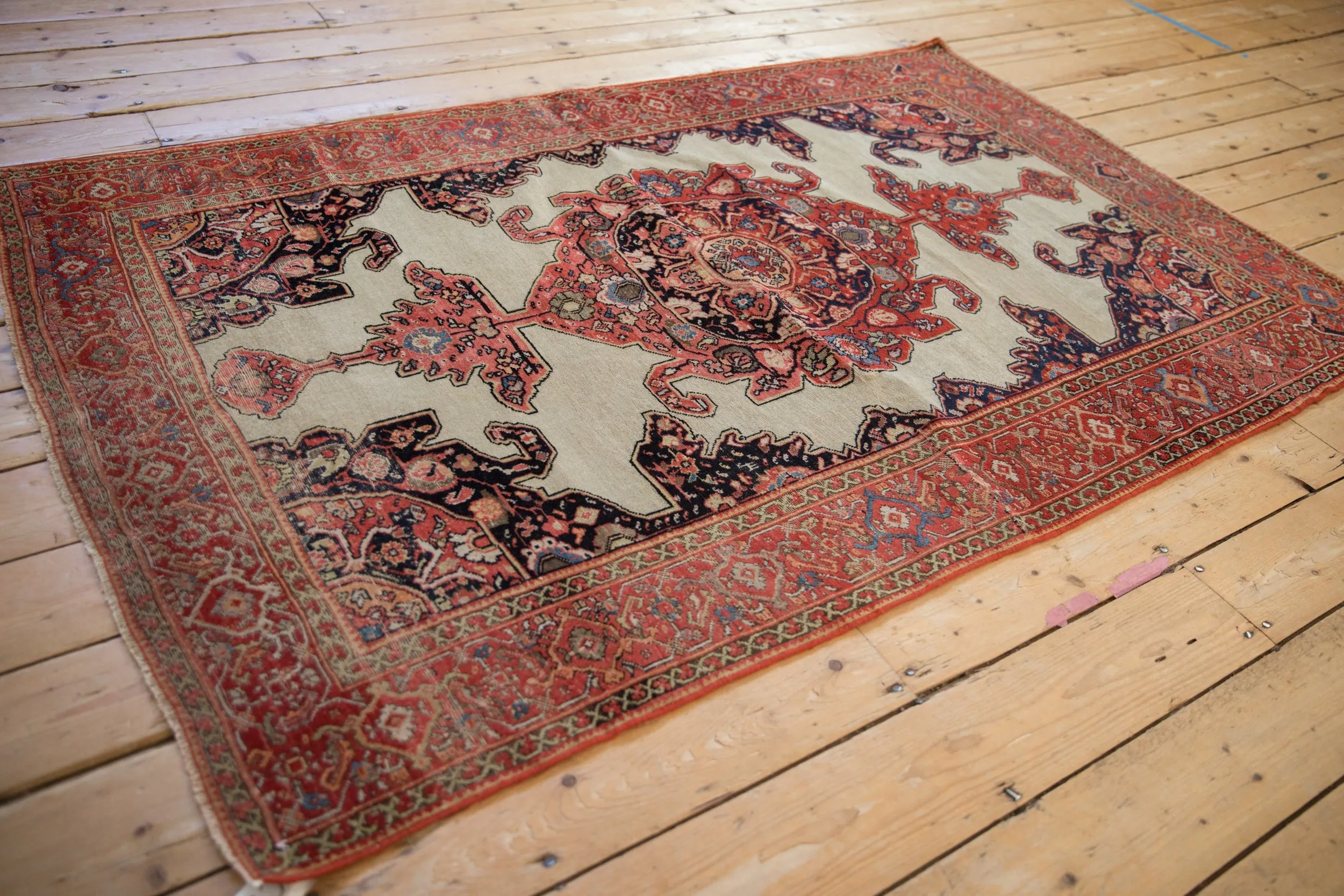 4x6.5 Antique Fine Fereghan Rug