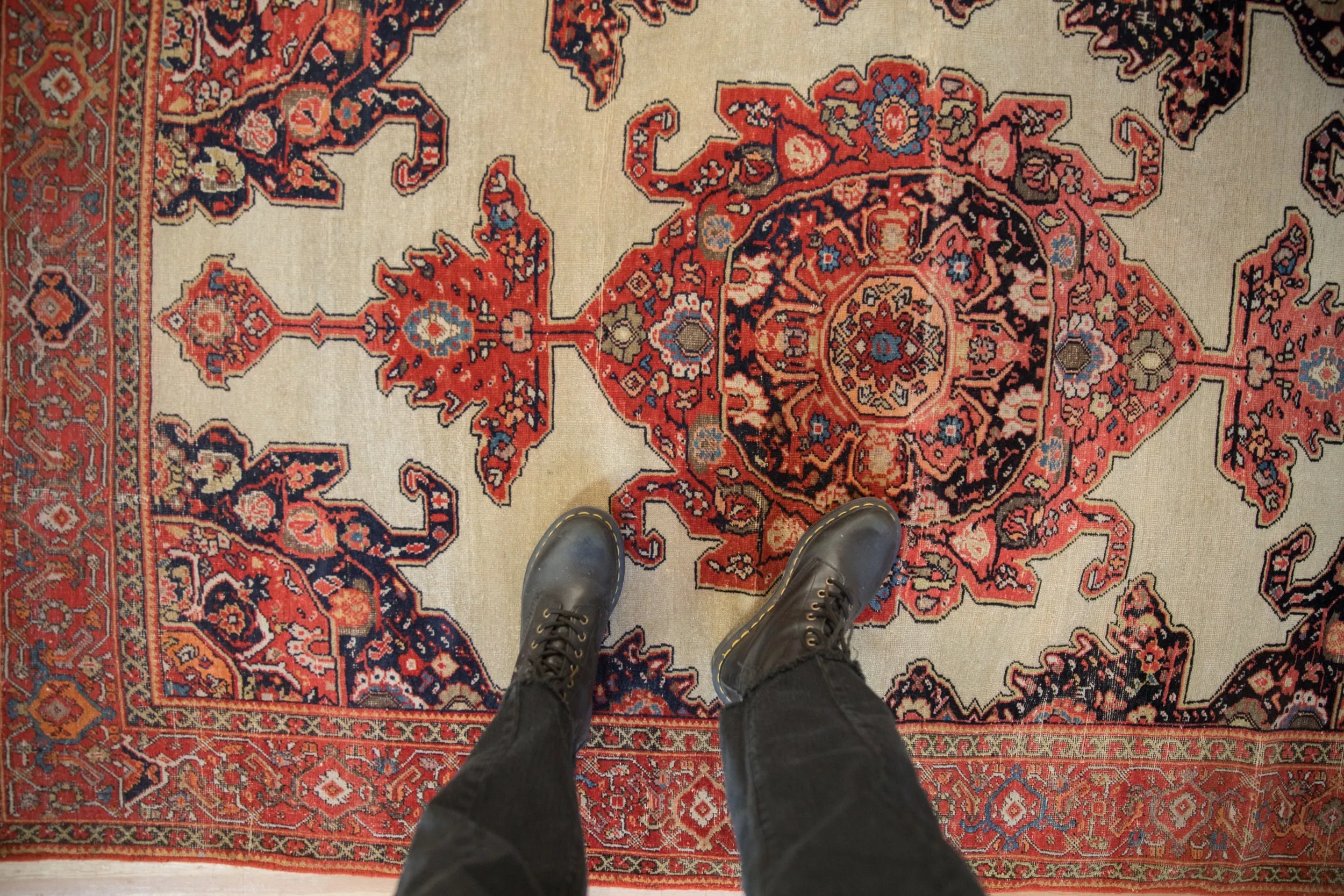 4x6.5 Antique Fine Fereghan Rug