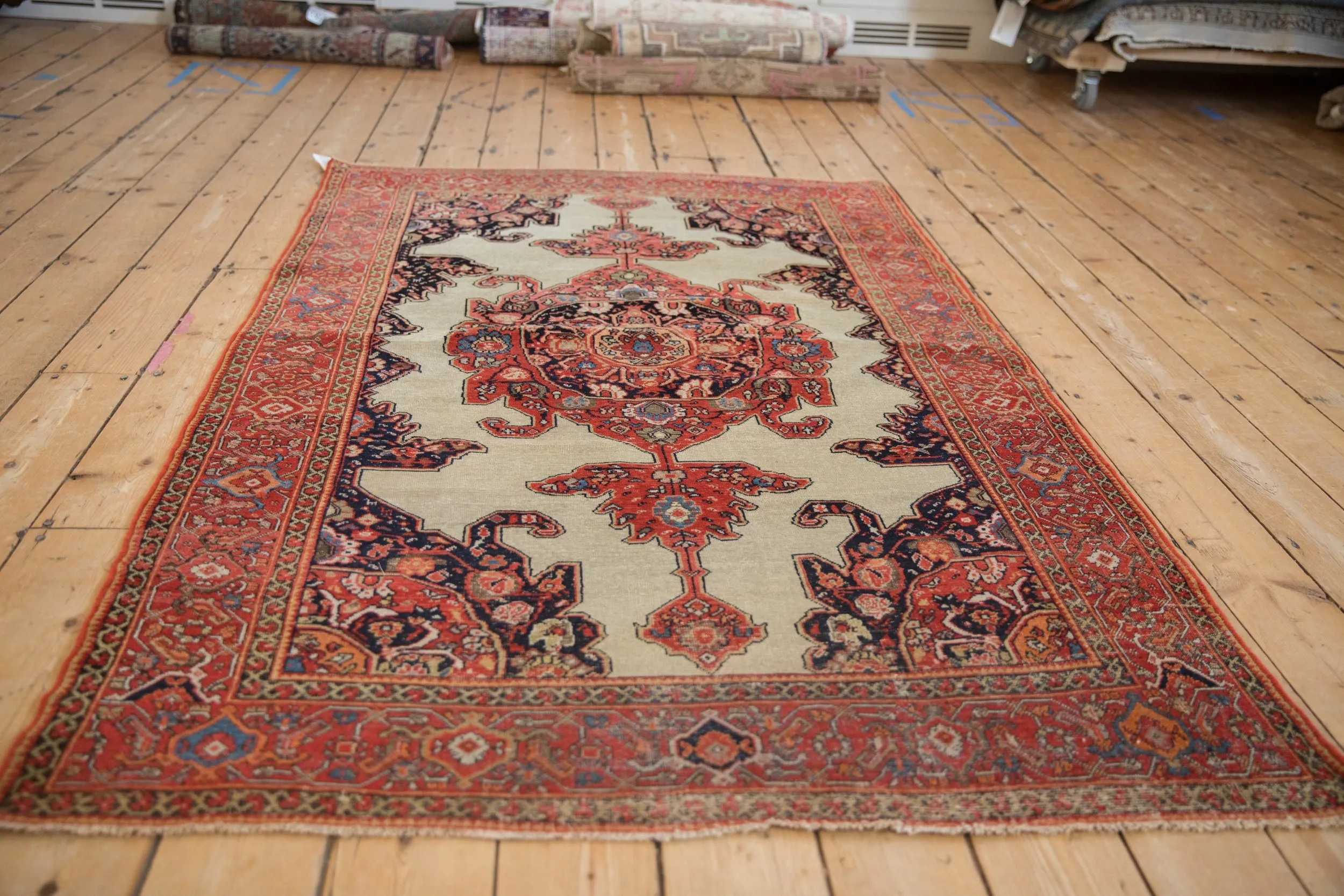4x6.5 Antique Fine Fereghan Rug