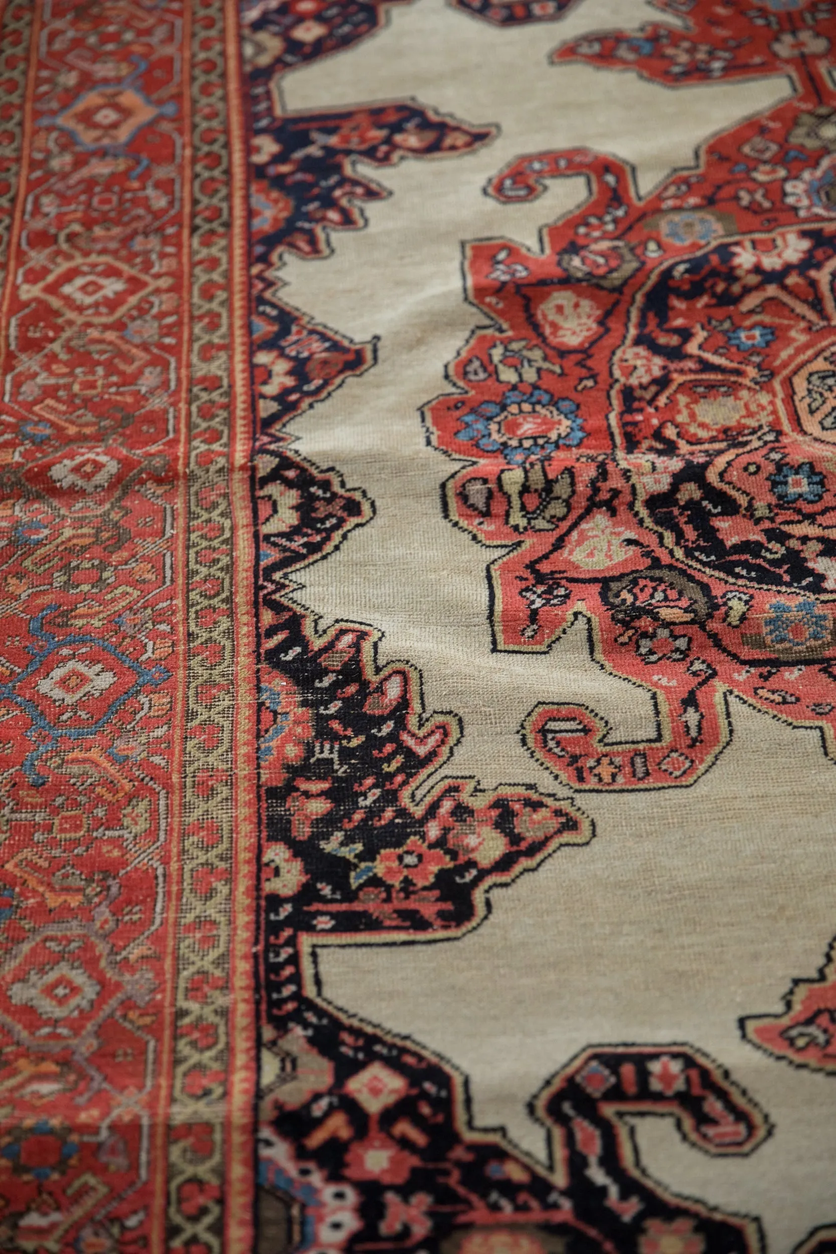 4x6.5 Antique Fine Fereghan Rug