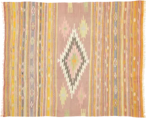 6' x 7'2" Vintage Kilim Rug