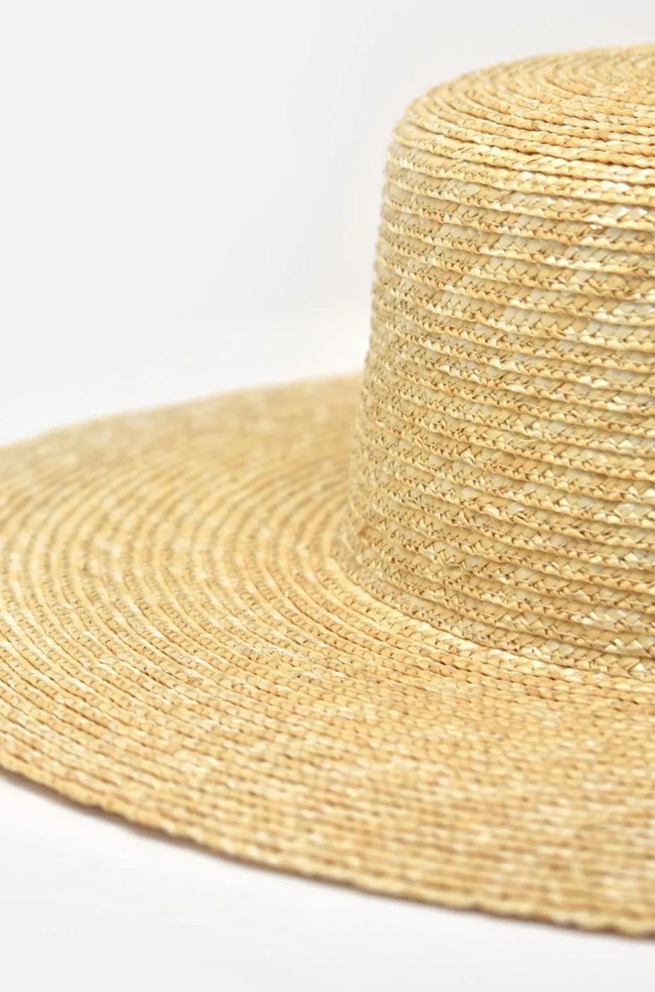 Abella Wide Brim Boater - Black Band