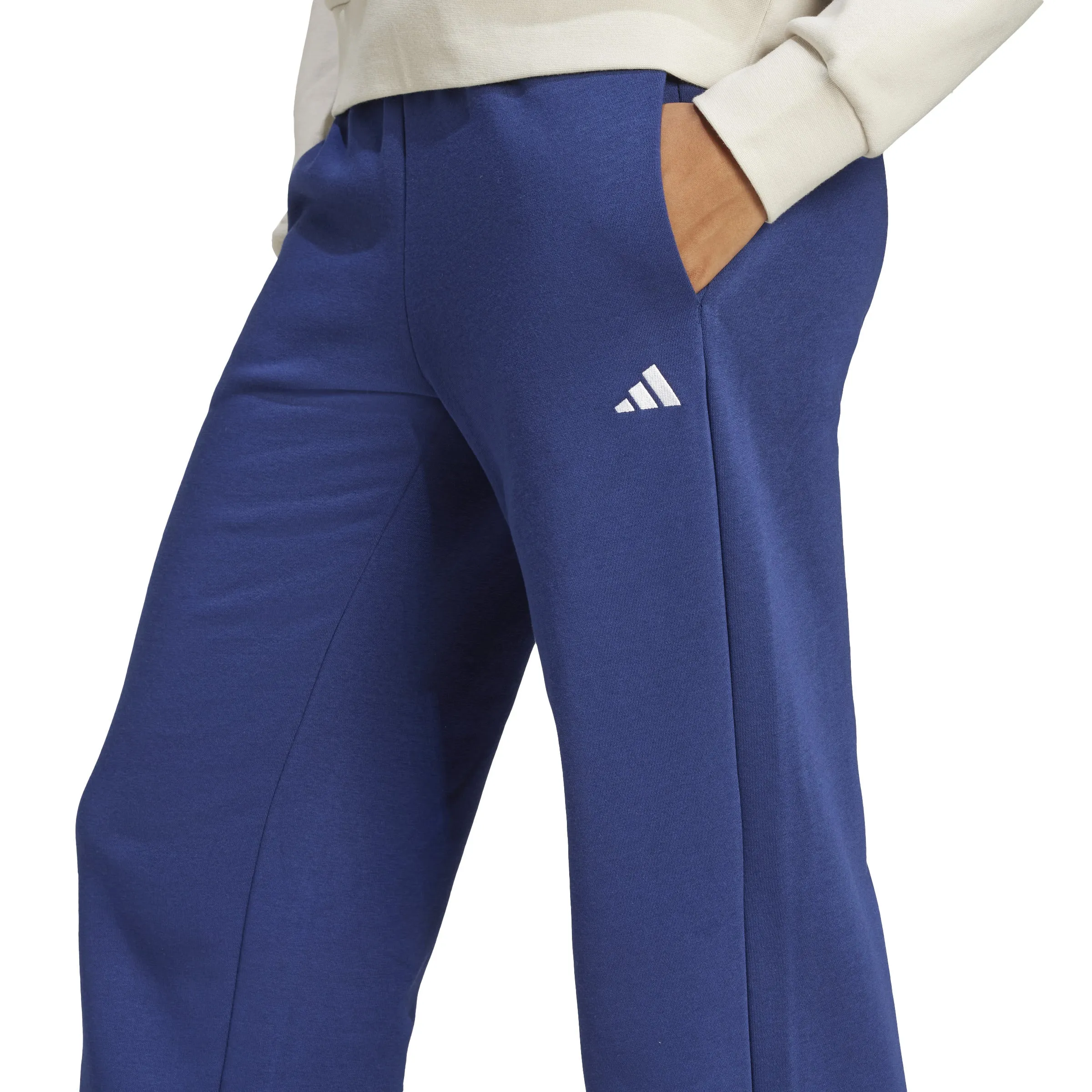 adidas Essentials Small Logo Feel Cozy Open-Hem Womens Joggers