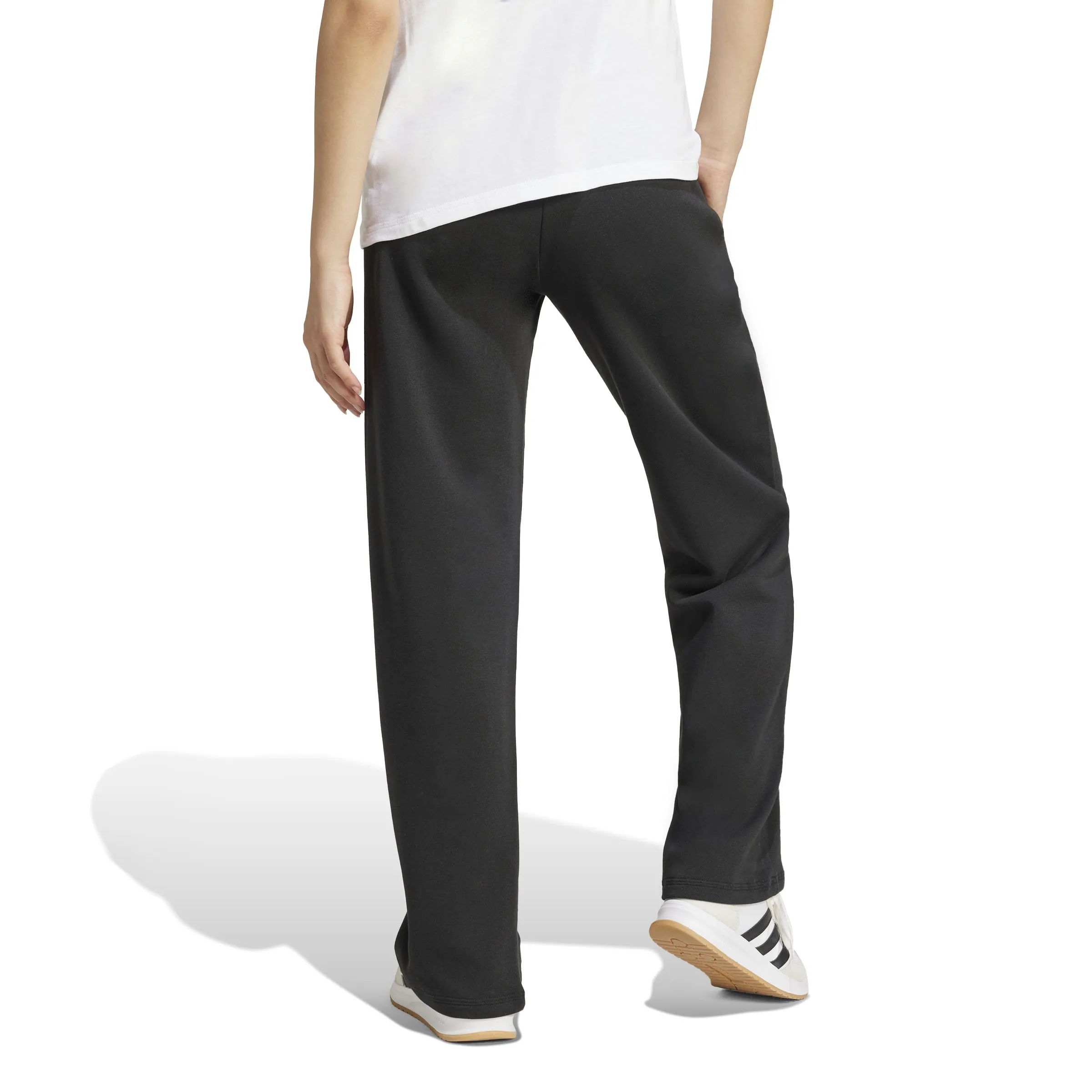 adidas Essentials Small Logo Feel Cozy Open-Hem Womens Joggers