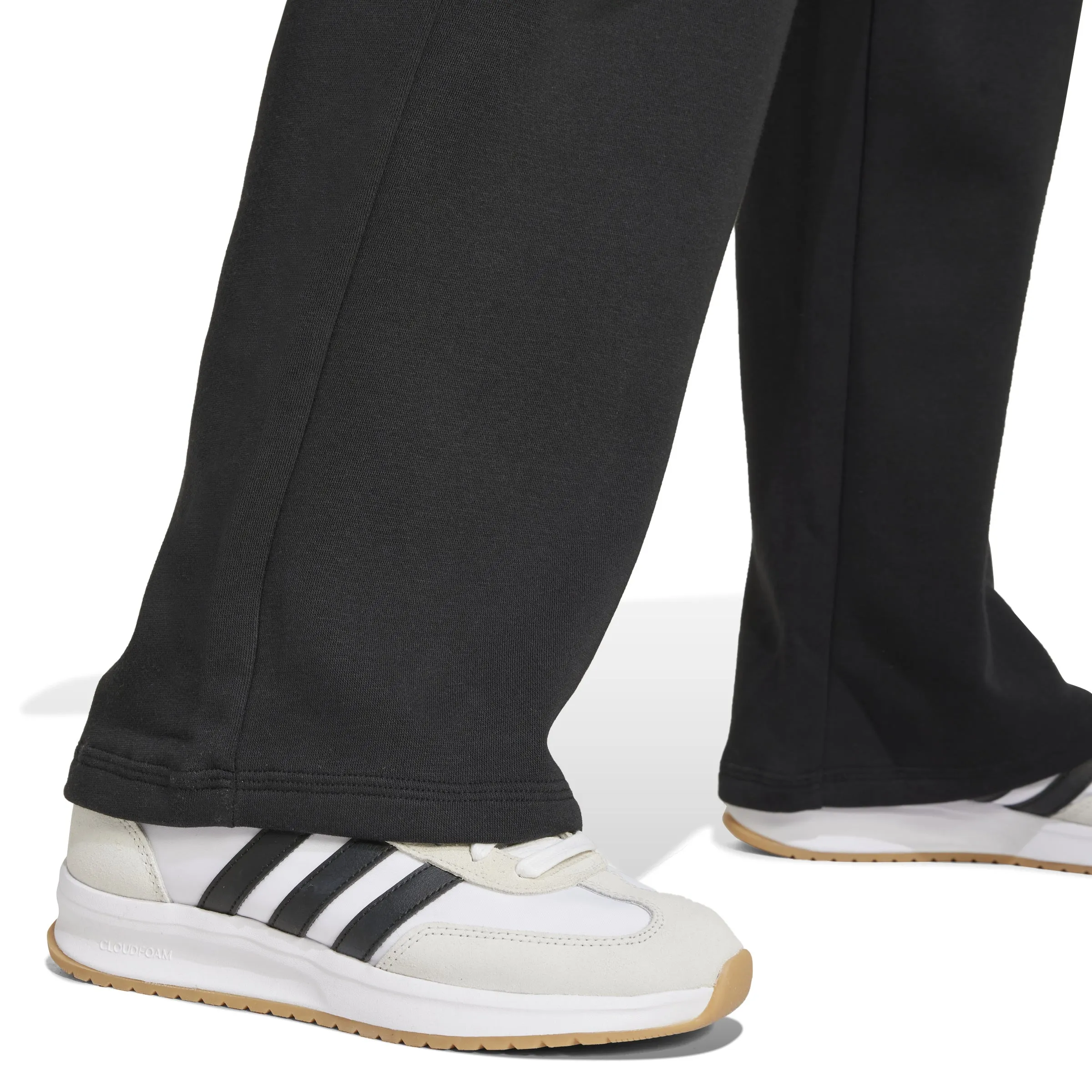 adidas Essentials Small Logo Feel Cozy Open-Hem Womens Joggers