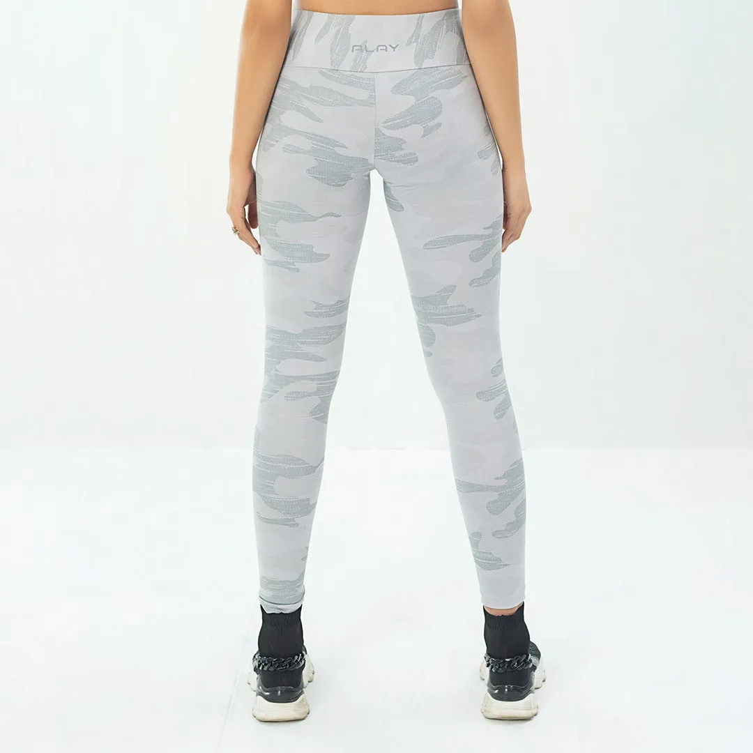 Alay Luxe Leggings - Camo Grey