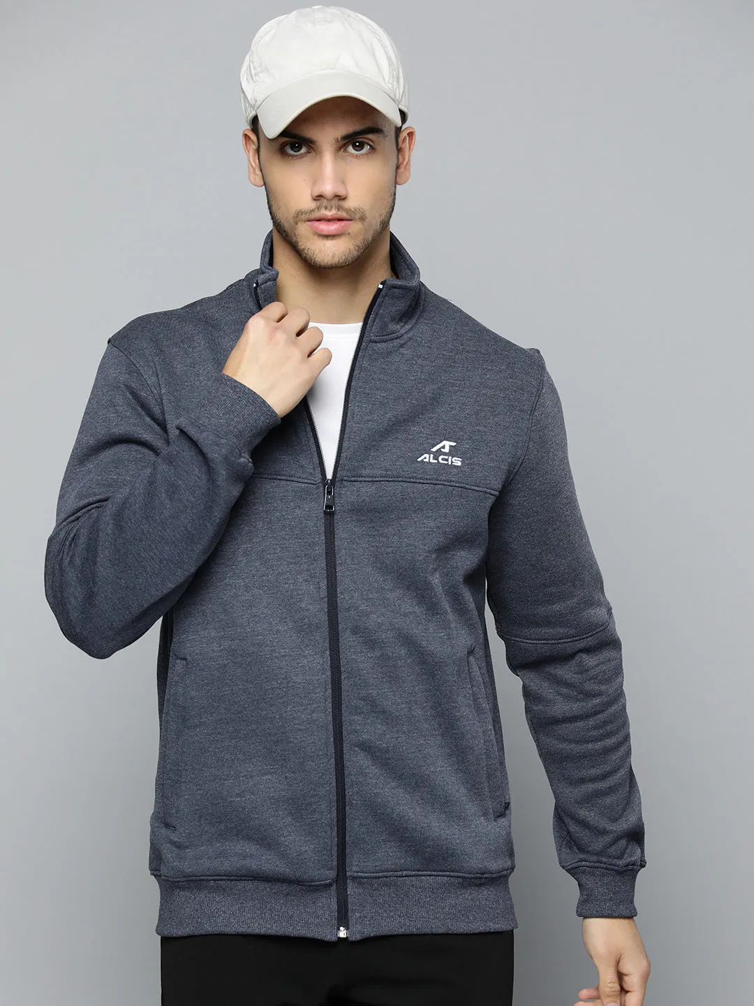 Alcis Men Running Open Front Jacket