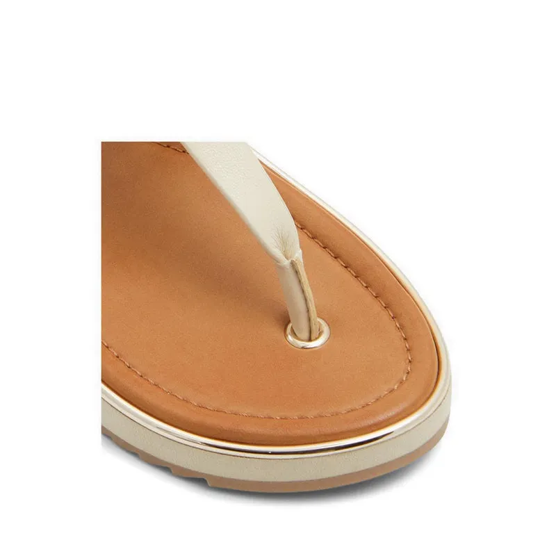 ALDO Nesien Women T-strap Sandal - Beige