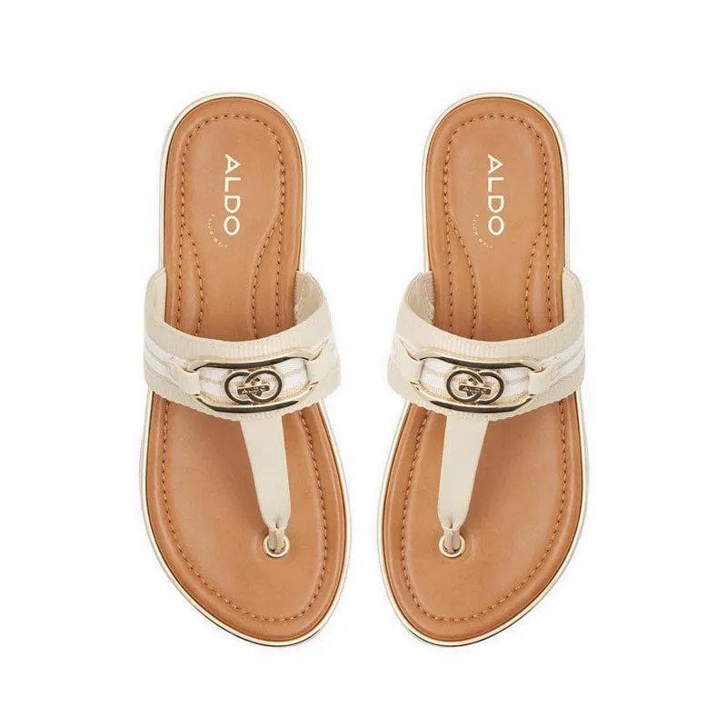 ALDO Nesien Women T-strap Sandal - Beige