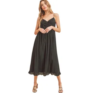 ALEXA RUFFLE HEM DRESS // FINAL SALE