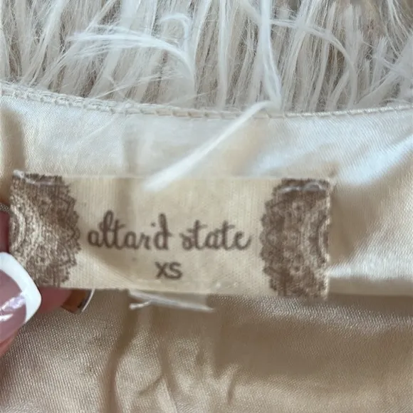 ALTAR’d State Elegant Cream Jacket size Xs NWOT