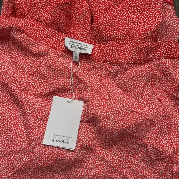 &amp; other stories floral maxi wrap skirt size 2