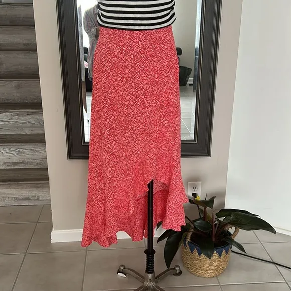 &amp; other stories floral maxi wrap skirt size 2