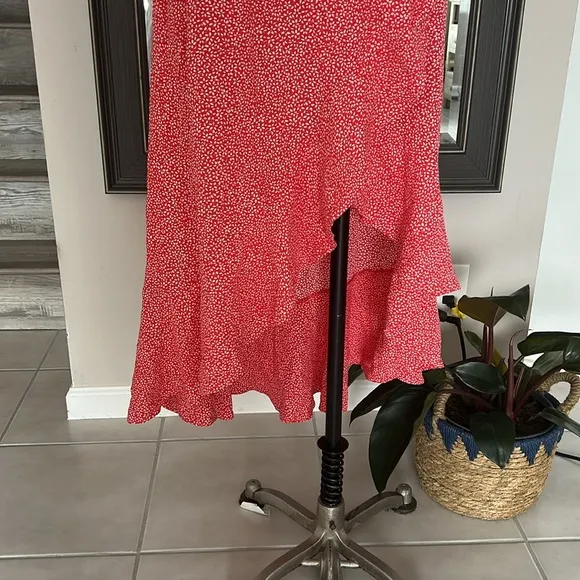 &amp; other stories floral maxi wrap skirt size 2