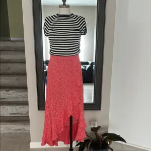 &amp; other stories floral maxi wrap skirt size 2