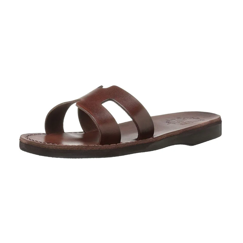 Anna - Slide Sandals | Brown