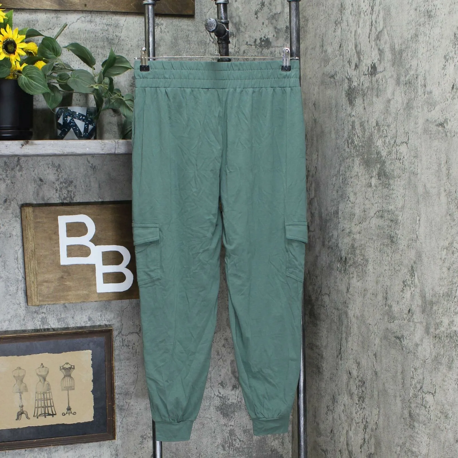 AnyBody Women's Cozy Knit Cargo Jogger Pants