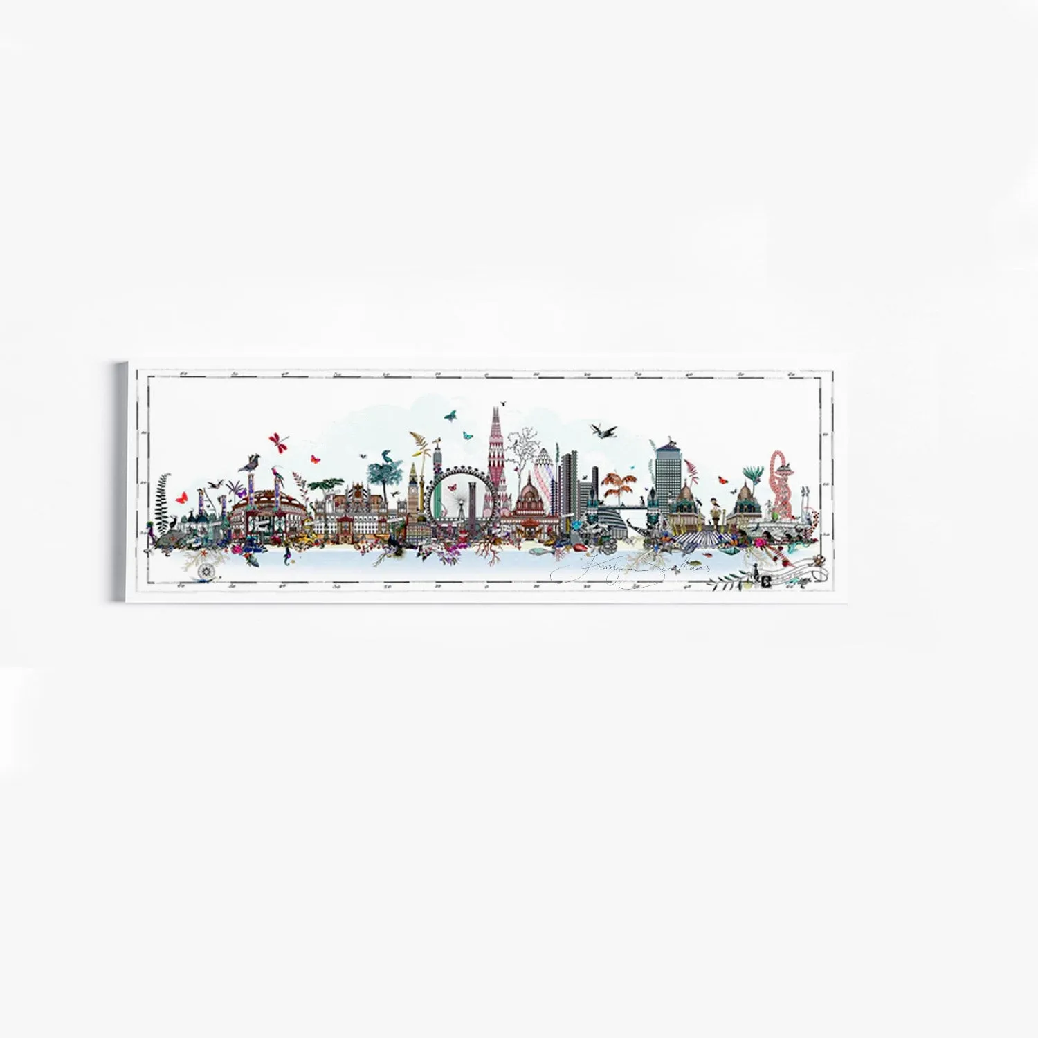 Arkitektur Lunduna Skyline - Art Print
