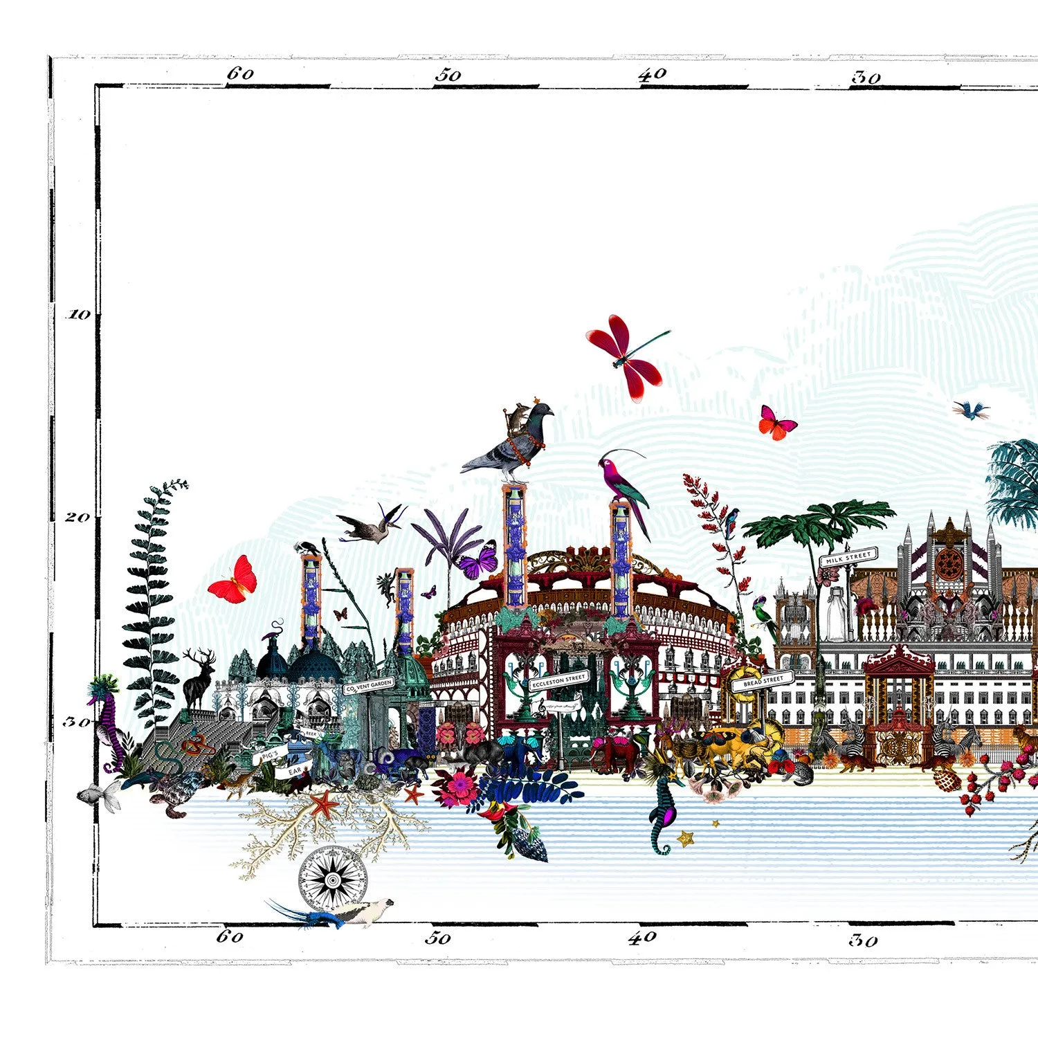 Arkitektur Lunduna Skyline - Art Print