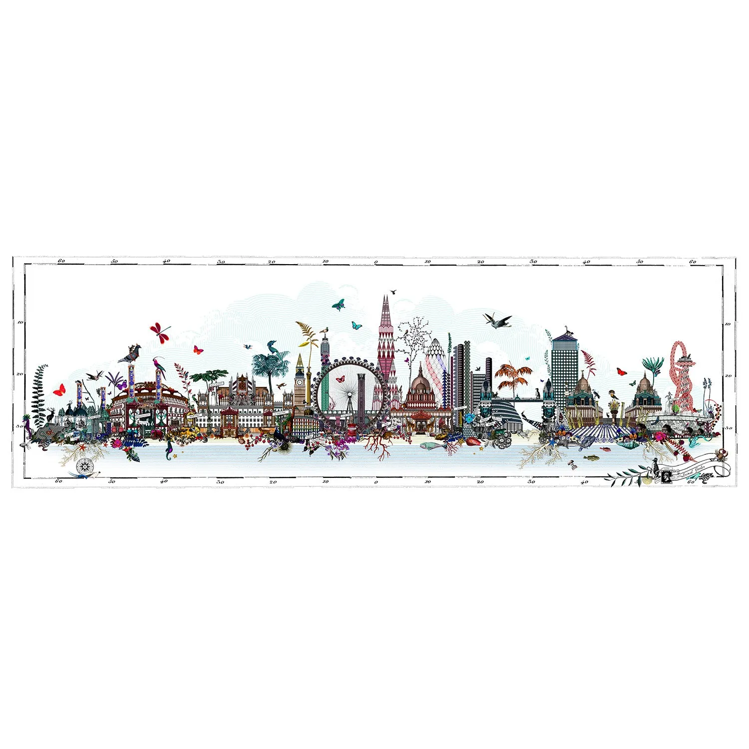 Arkitektur Lunduna Skyline - Art Print