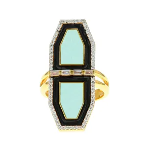 Aurora Eos Ring - Amazonite