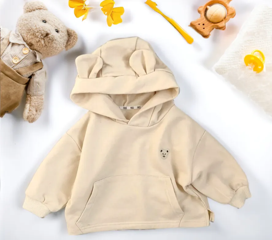 Baby Bear Hoodie - Baby Sweater