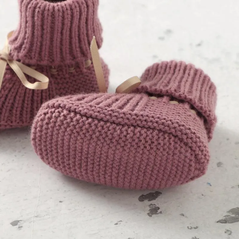 Baby Knitted Shoes & Mittens