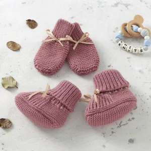 Baby Knitted Shoes & Mittens