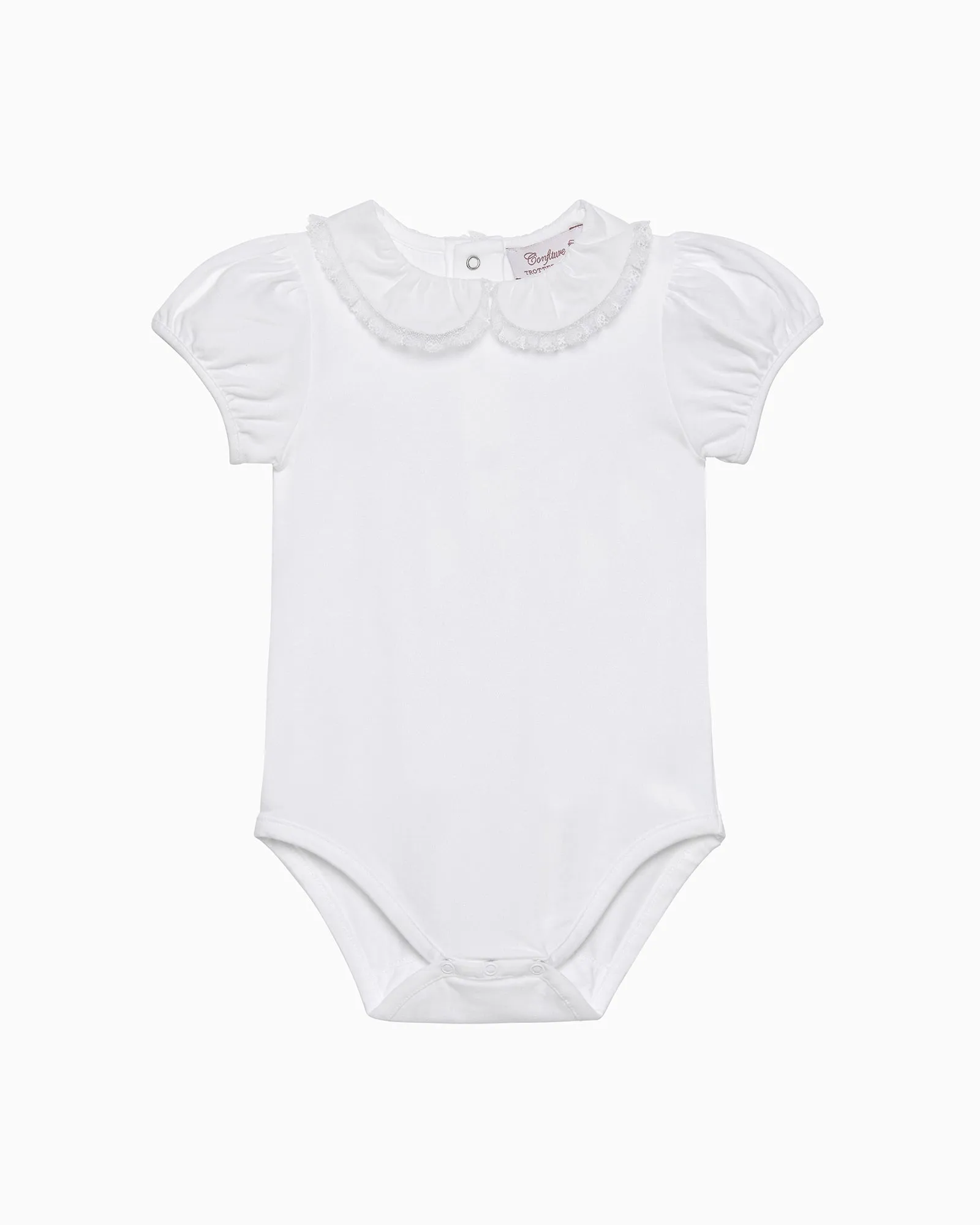 Baby Short-Sleeved Evelyn Trim Body