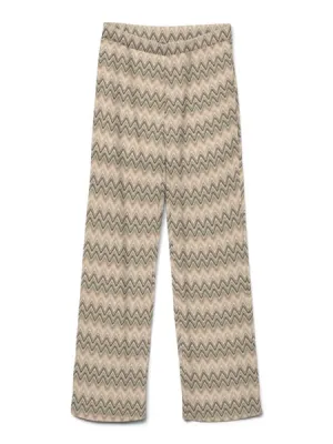 Big-ticket savings Moda Rich collection Trousers: Cream Crochet Vero - Zig DICTE Black Zag - & Recycled