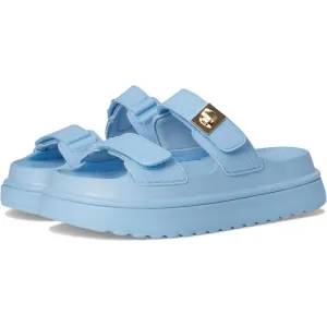 Bigschmona Light Blue Jelly Platform Sandals