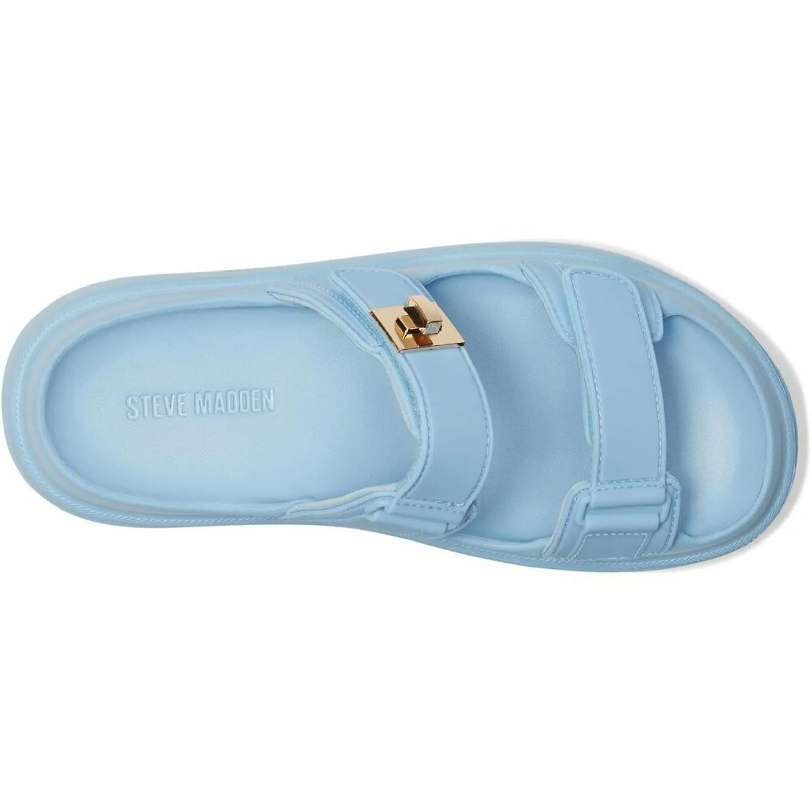 Bigschmona Light Blue Jelly Platform Sandals