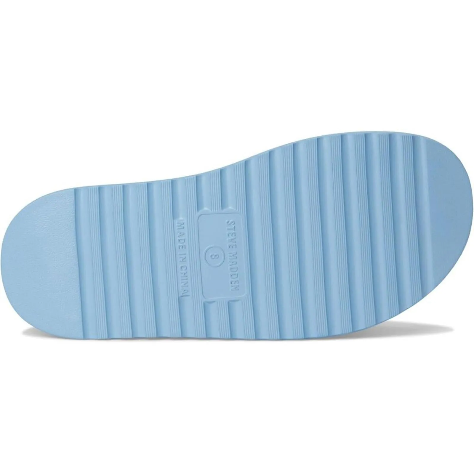 Bigschmona Light Blue Jelly Platform Sandals