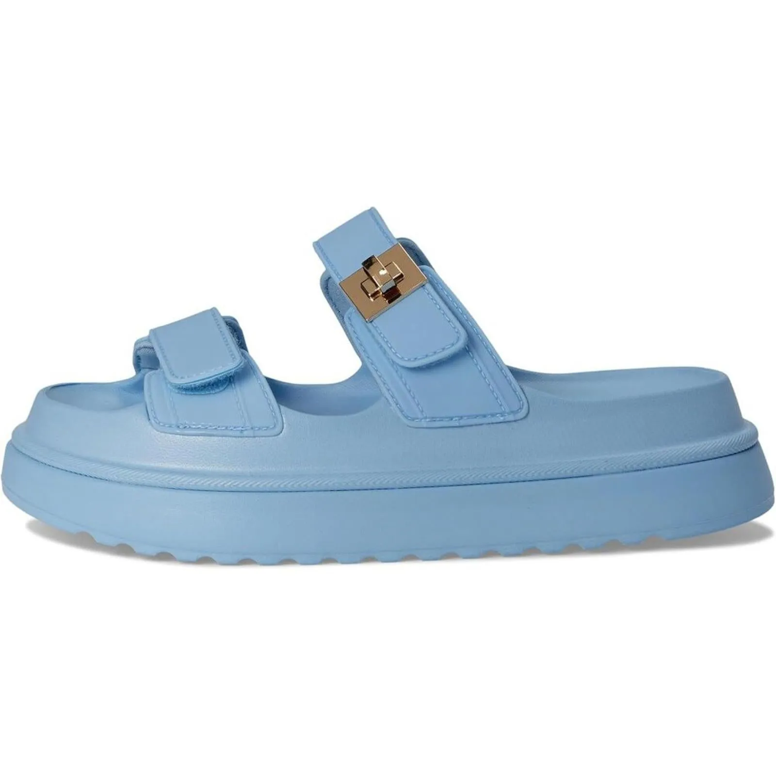 Bigschmona Light Blue Jelly Platform Sandals