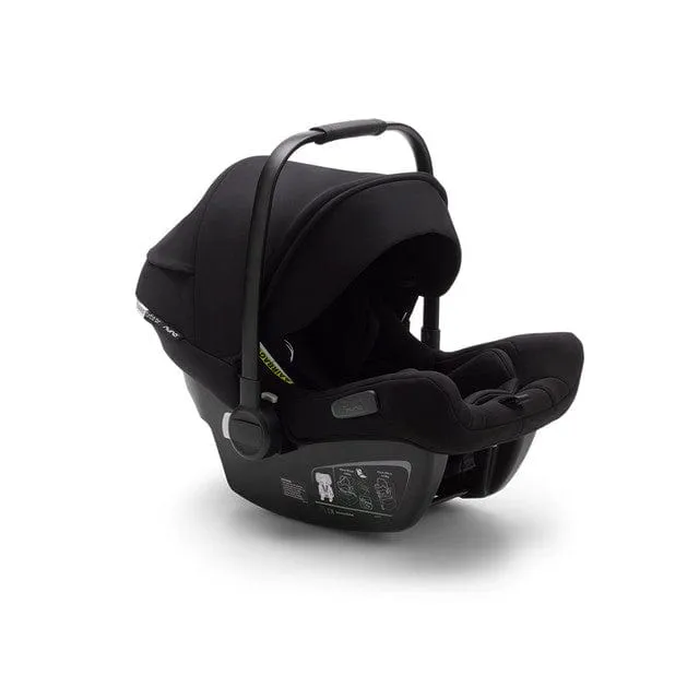 Bugaboo Donkey 5 Duo Complete Turtle Travel System in Midnight Black