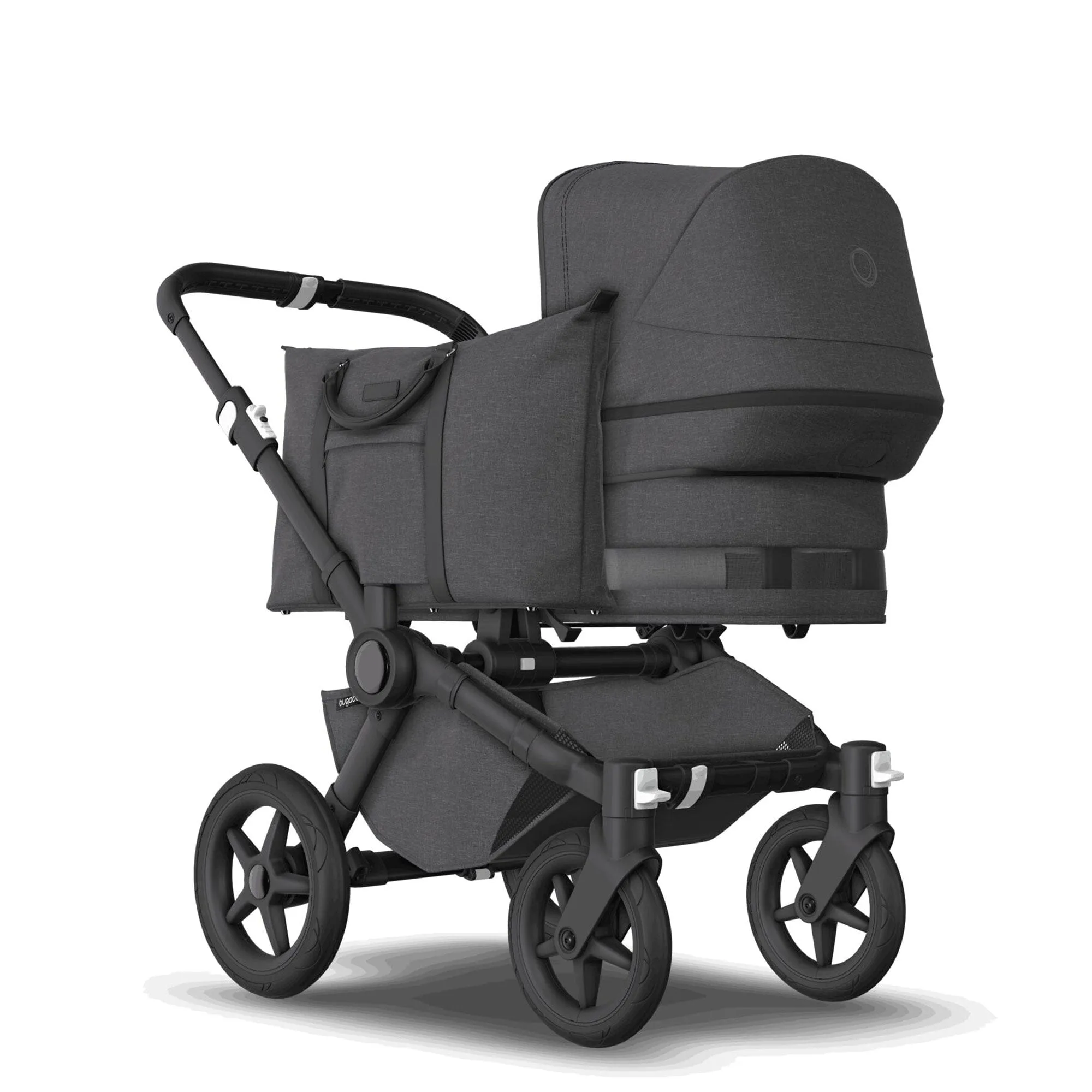 Bugaboo Donkey 5 Mono Cloud T Travel System - Grey Mélange