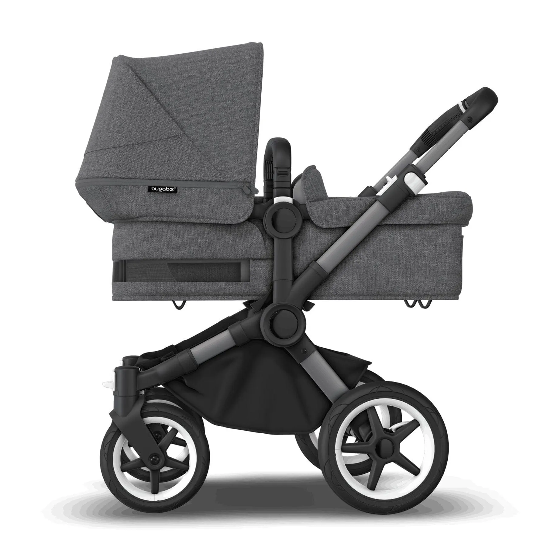 Bugaboo Donkey 5 Mono Cloud T Travel System - Grey Mélange