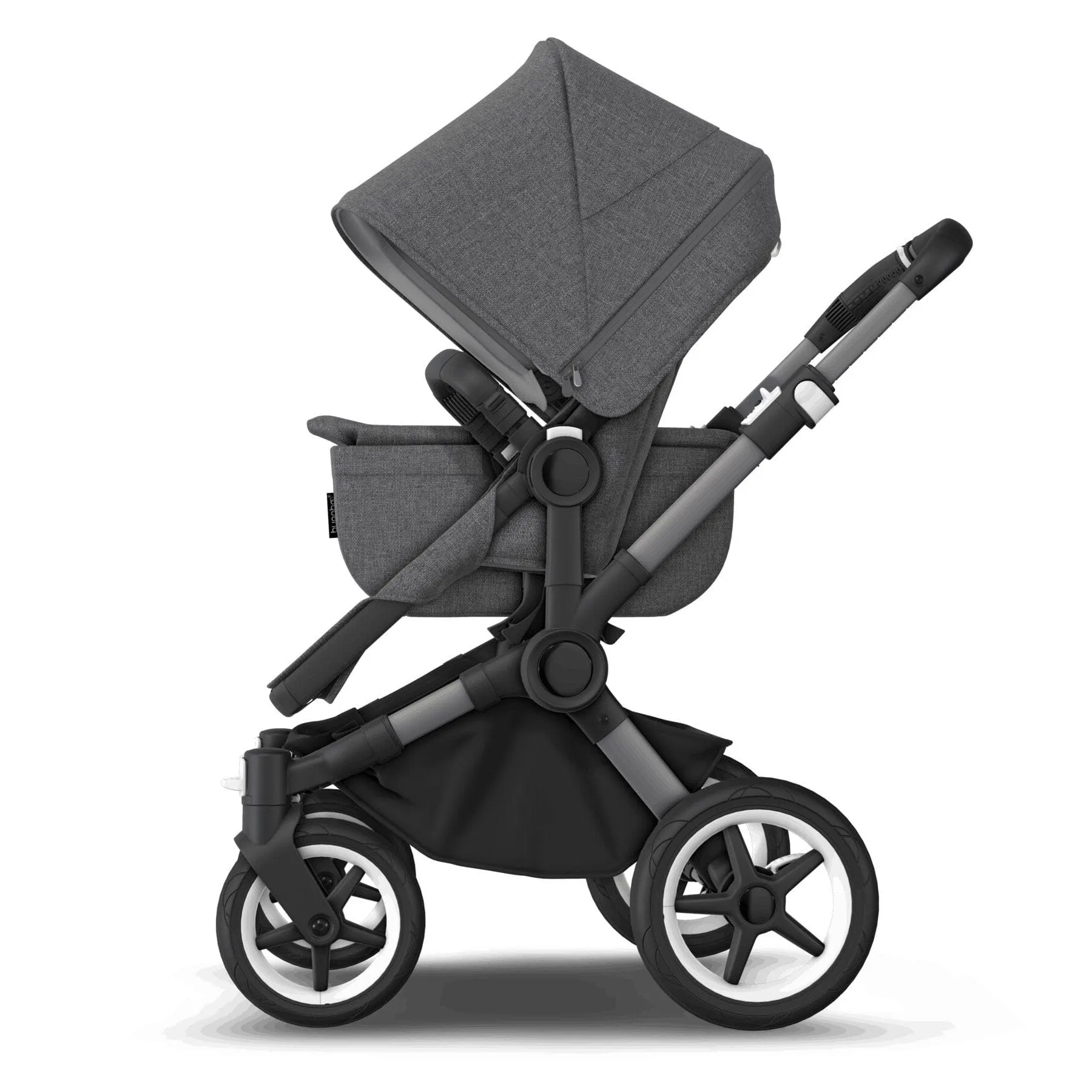 Bugaboo Donkey 5 Mono Cloud T Travel System - Grey Mélange