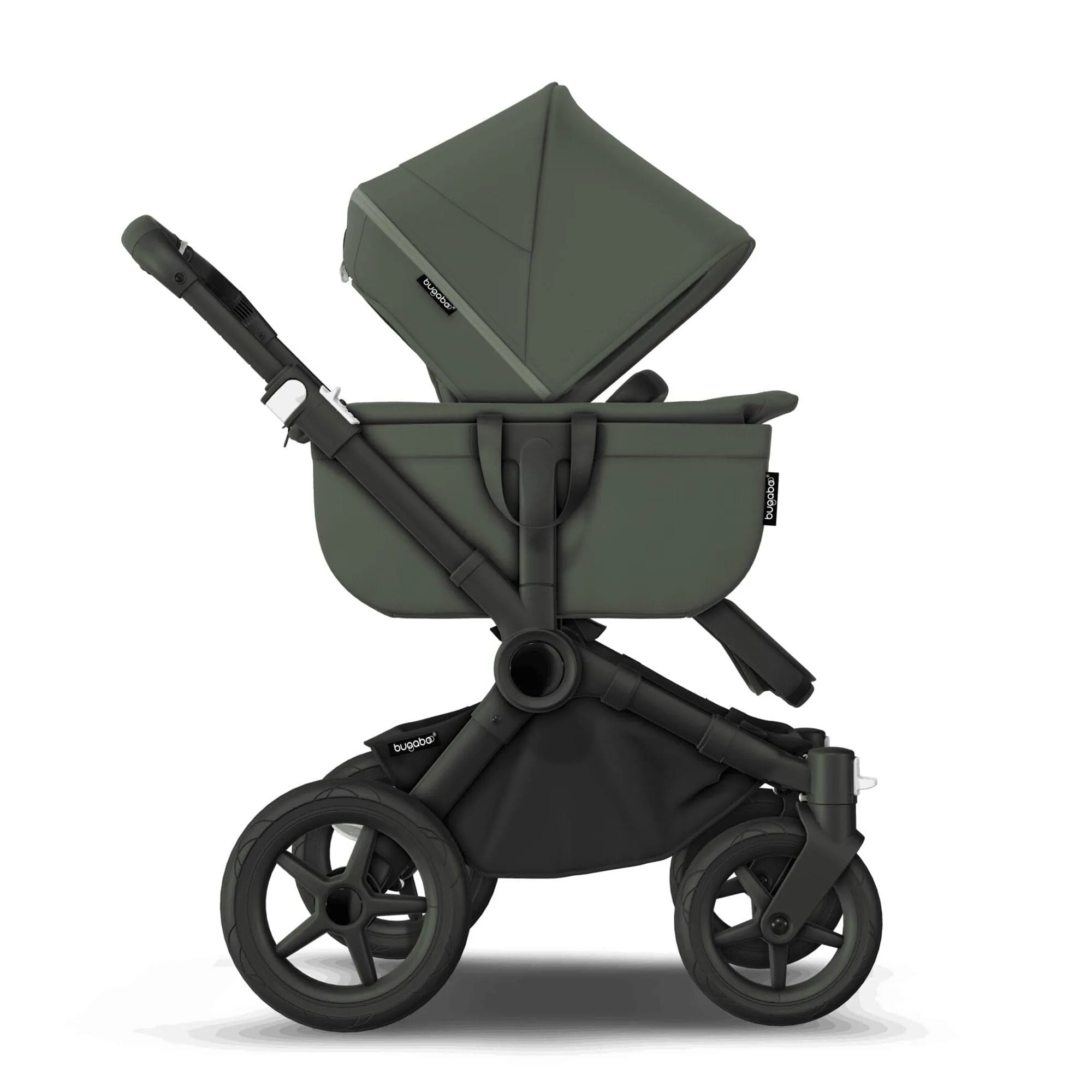 Bugaboo Donkey 5 Mono Turtle Travel System in Forest Green