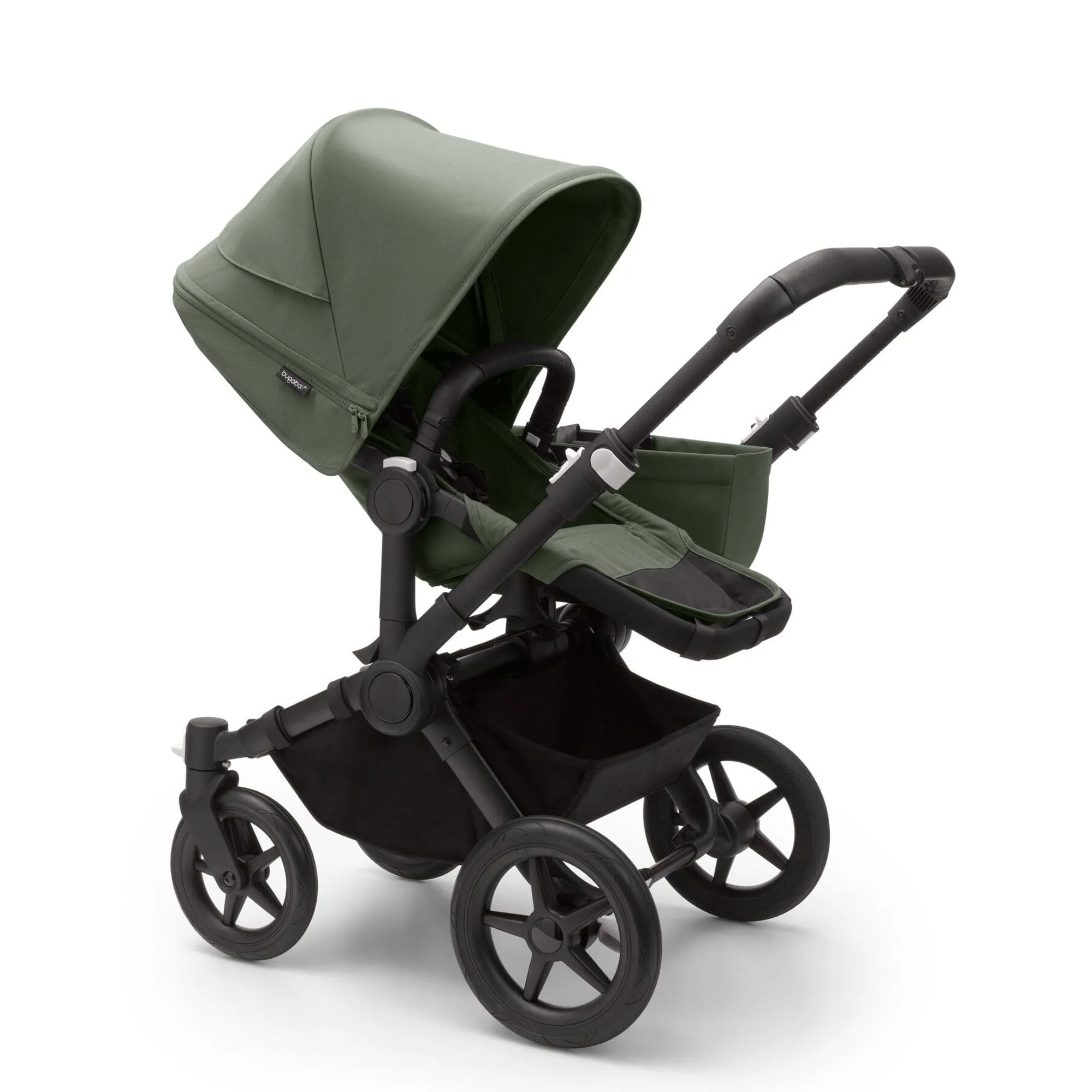 Bugaboo Donkey 5 Mono Turtle Travel System in Forest Green