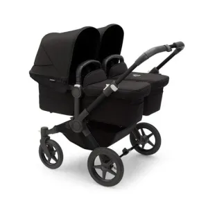 Bugaboo Donkey 5 Twin Complete Pushchair in Black/Midnight Black