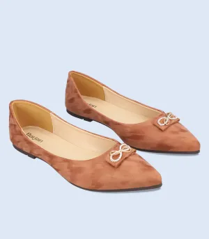 BW10210-RUST BROWN-Women Pumps