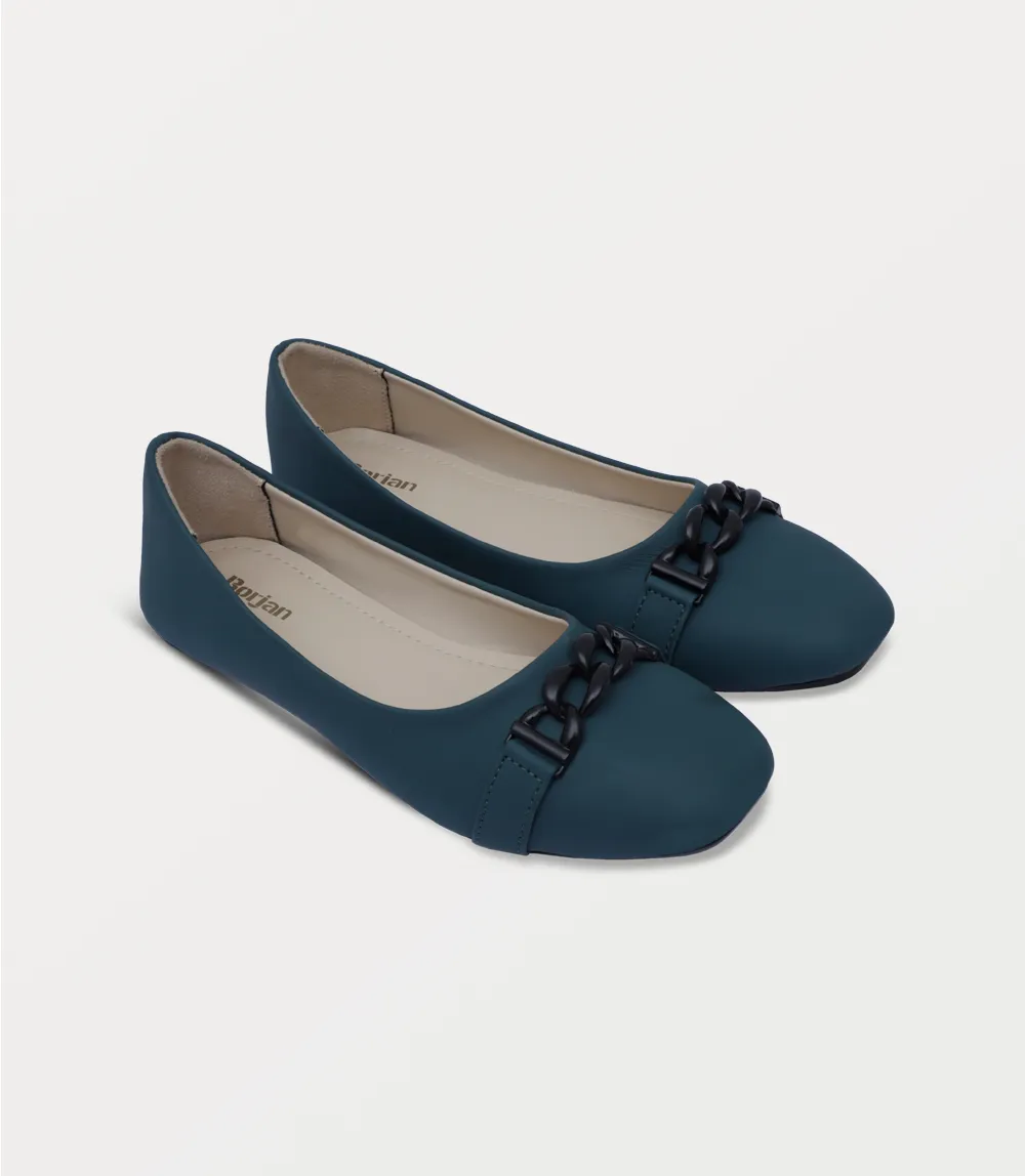 BW10313-TEAL-Women Ballerina