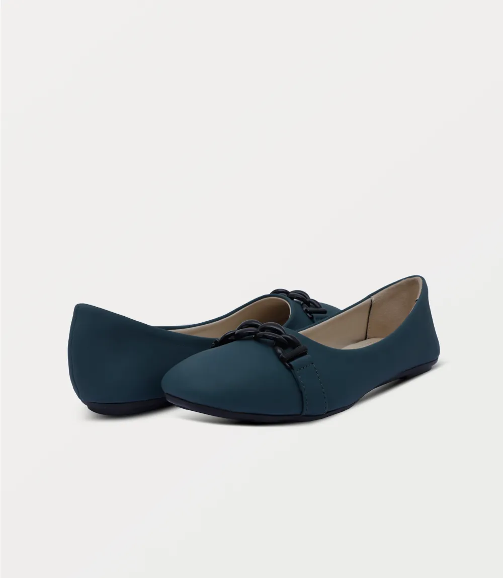 BW10313-TEAL-Women Ballerina