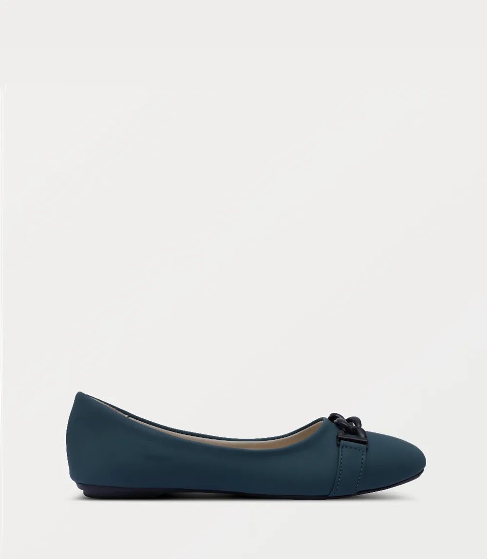 BW10313-TEAL-Women Ballerina