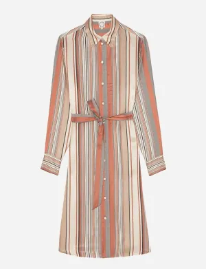 Camel Striped Love Dress